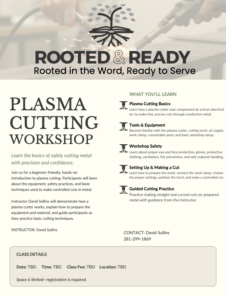 Plasma Cutting Workshop