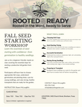 Fall Seed Starting Workshop