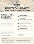 Raised Bed Building Workshop