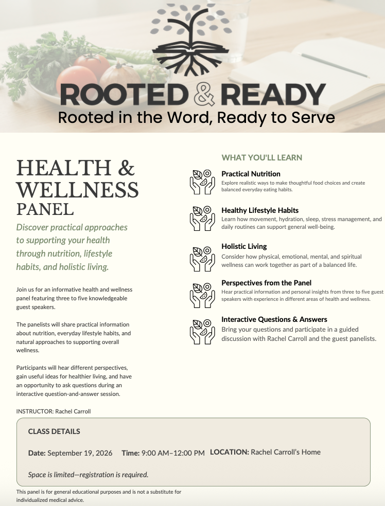 Health and Wellness Panel