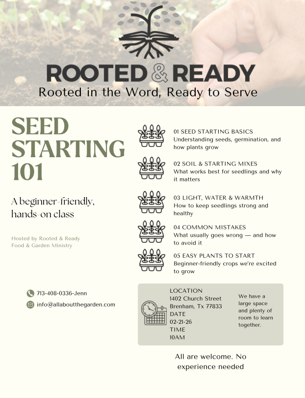 Seed Starting class